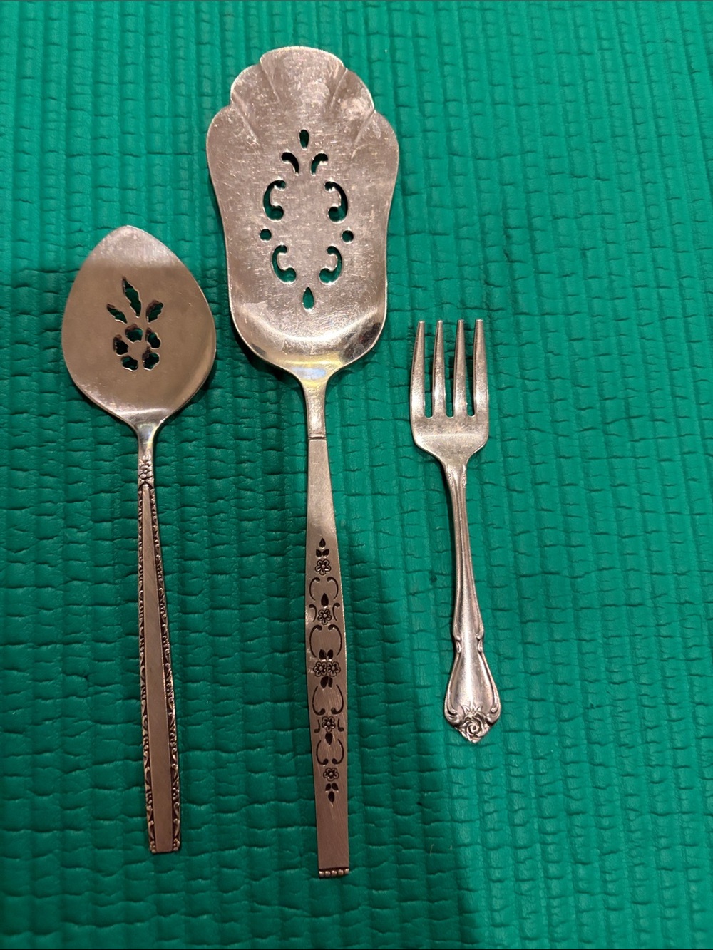 Vintage stainless steel Decorative Serving Set